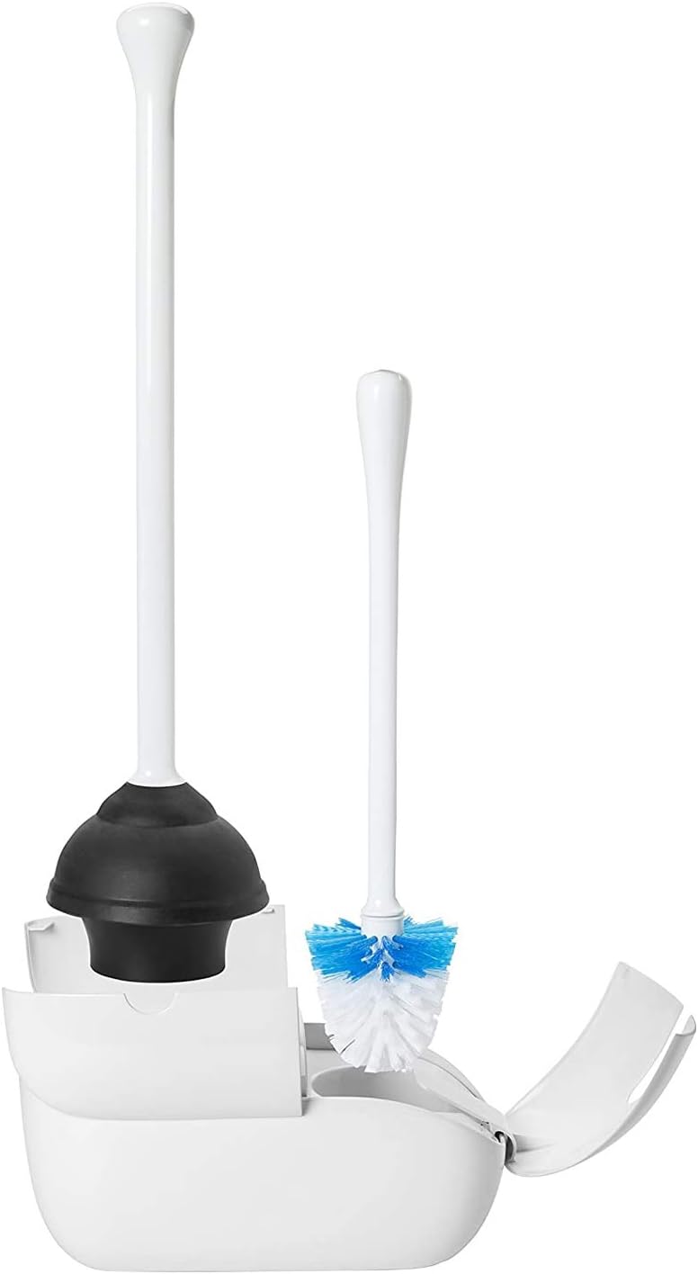 OXO Good Grips Toilet Brush Plunger Combo 1