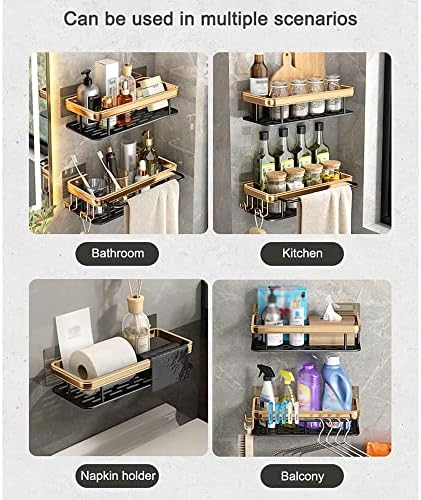 BAHELS Golden Shower Caddy Organizer Shelf