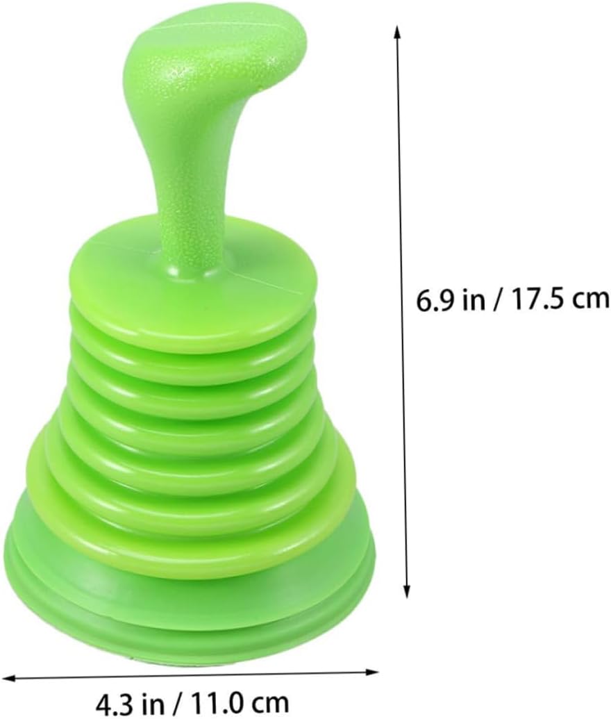 Yaoliucp Suction Cup Toilet Plunger Holder Green 1pc Drain Tool