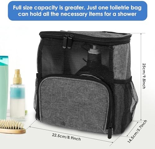 Quick Dry Mesh Shower Caddy for College Dorm Room
