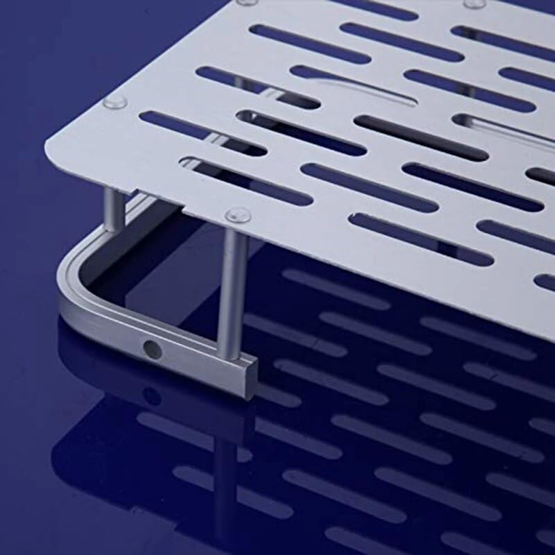 BAHELS Adhesive Shower Caddy Shelf - No Drilling Modern Style Durable Aluminum