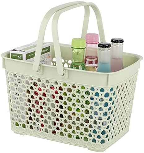 Anyoifax Green Portable Shower Caddy Basket with Handles