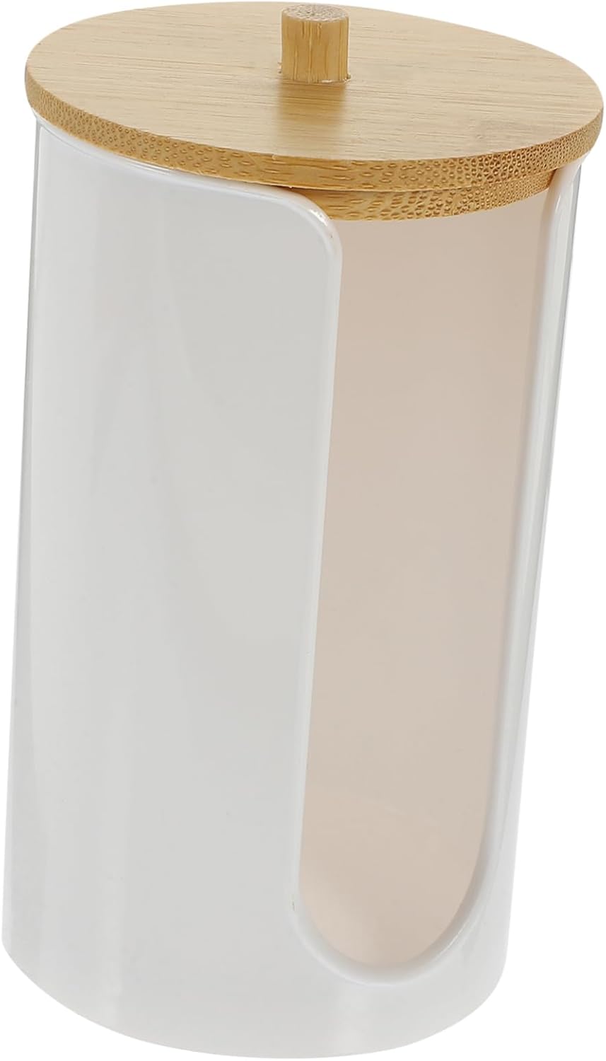 Zerodeko White Cup Holder Bathroom Dispenser