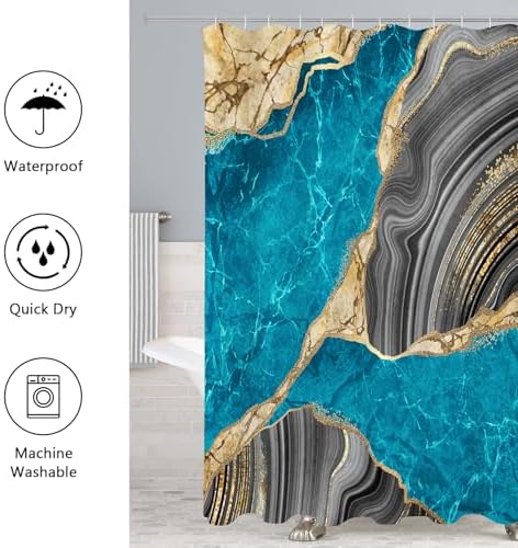 Gibelle 4 Pcs Marble Bathroom Decor Set