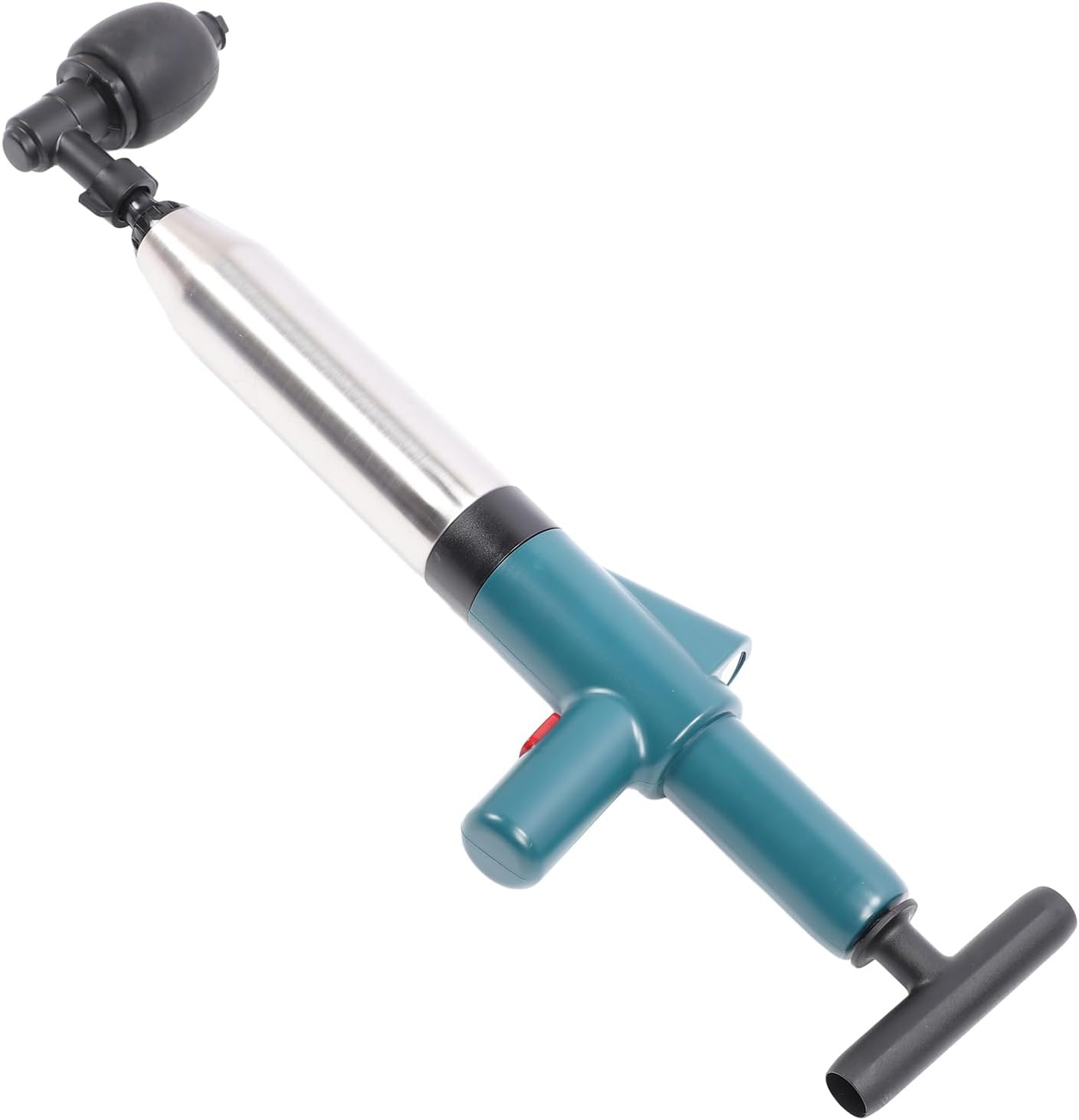 Air Pressure Toilet Plunger with Comfortable Grip and Adapter