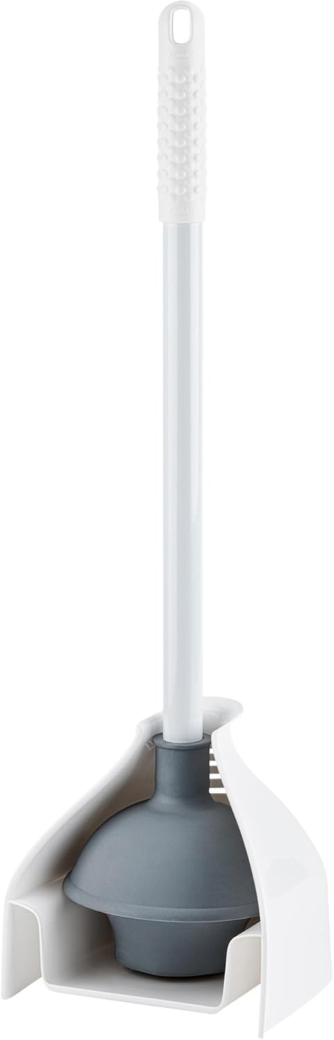 Libman 0598004 Toilet Plunger with Storage Caddy