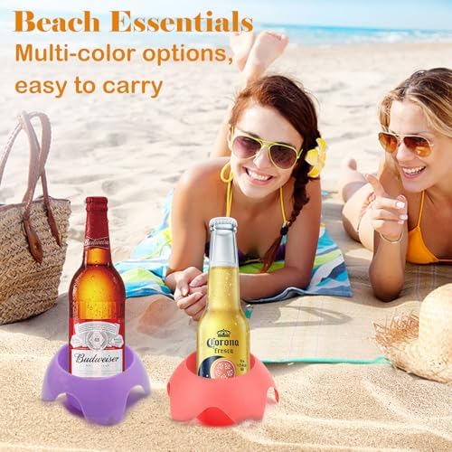 Ideal Swan 10 Pack Beach Cup Holder - Multicolor
