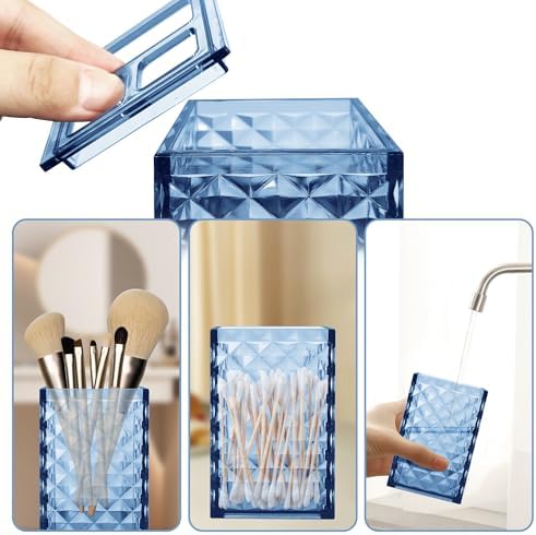 CDorigin 2PCS Blue Bathroom Accessories Set