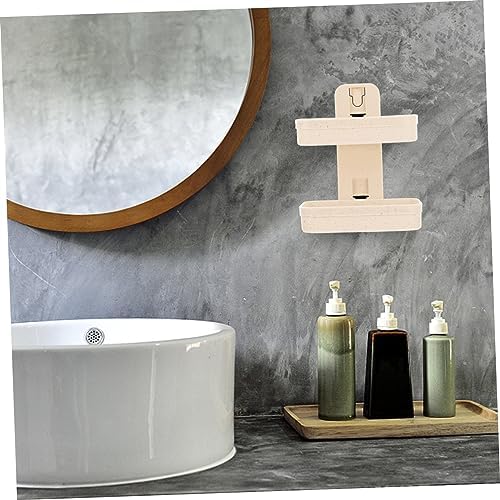 ABOOFAN Wall-Mounted Soap Dish Double Tier Holder