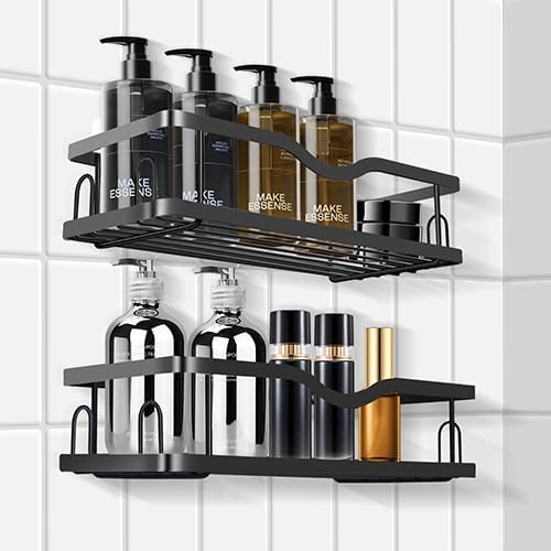 Unicrest RY Adhesive Shower Caddy 2 Pack 1