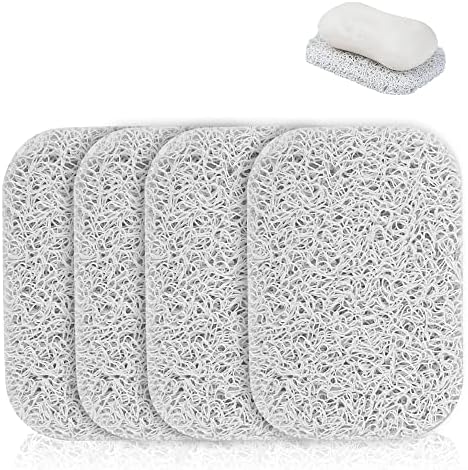 Jerphen 4PCS Soap Lifting Pads for Bath and Kitchen