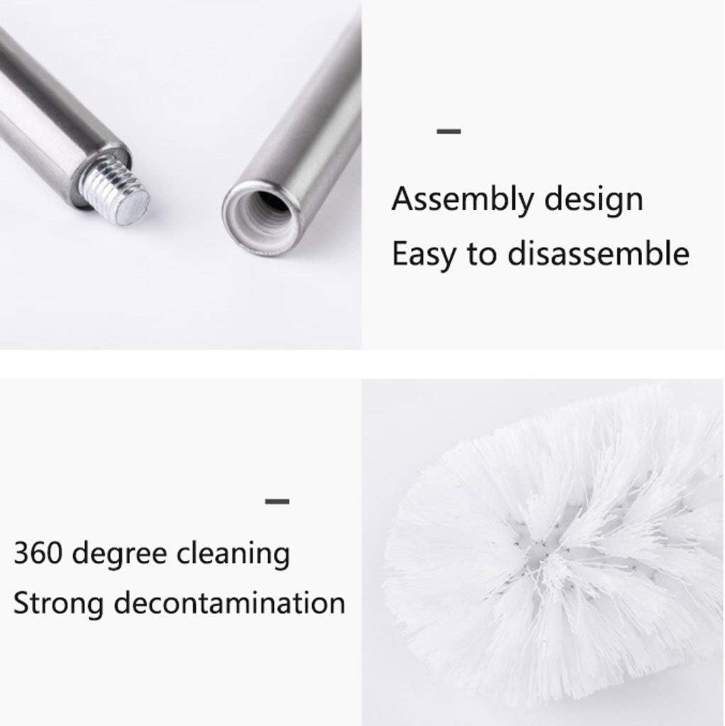 SPOUR Wall-Mounted Toilet Brush Holder with 304 Stainless Steel Handle