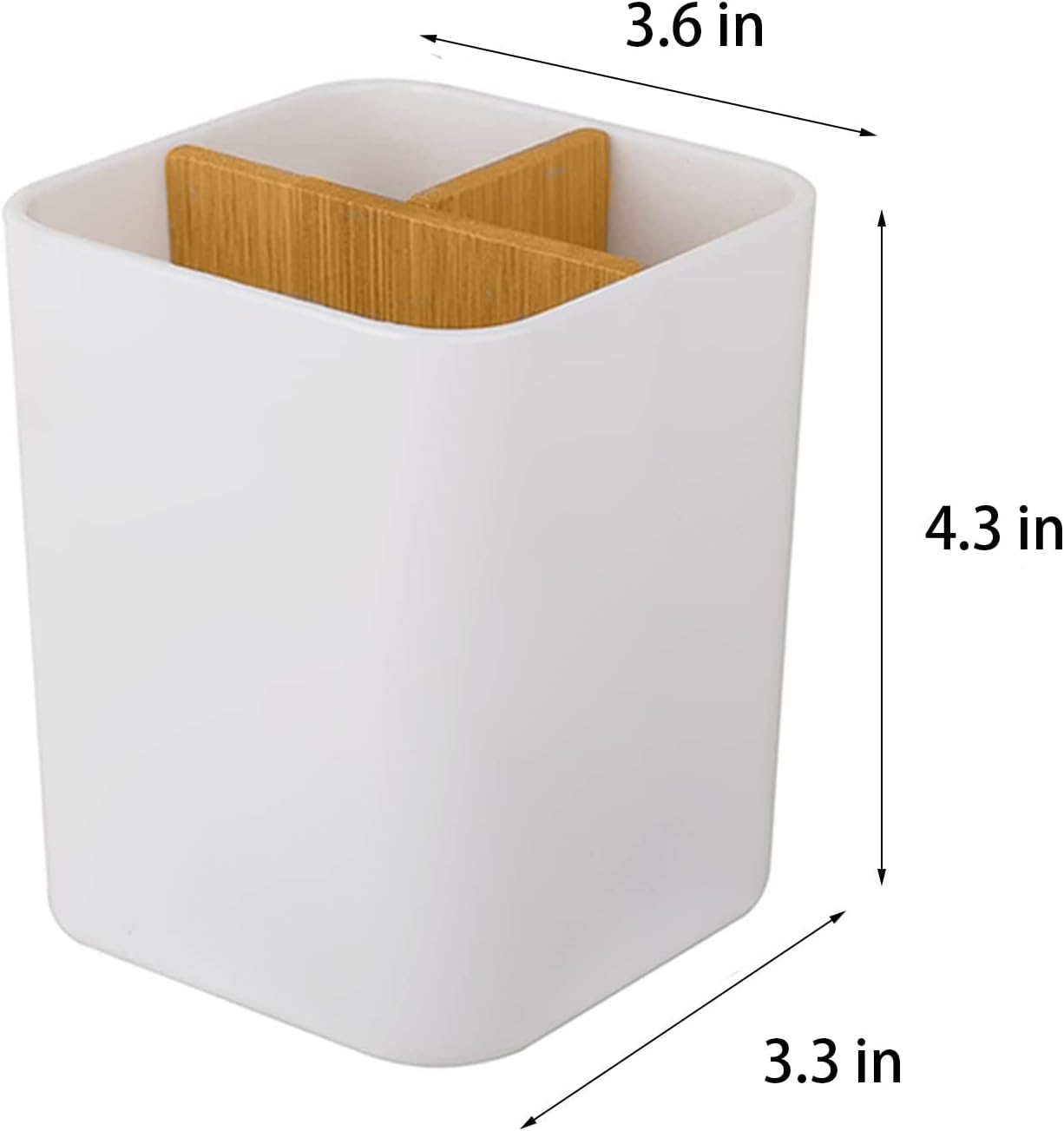 Heagoale 3 Slots Toothbrush and Toothpaste Holder