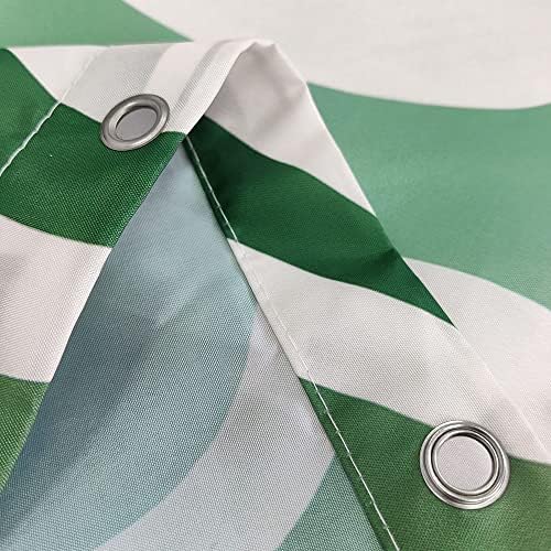 Dongbei Aesthetic Wavy Swirl Shower Curtain