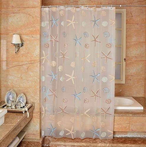 Ufatansy Sea Star Shower Curtain Liner Set