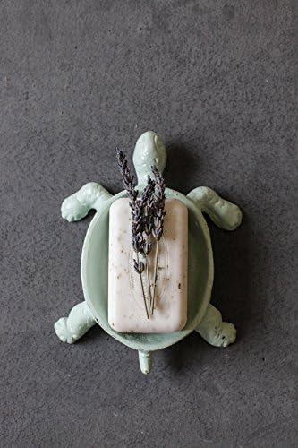Creative Co-Op Cast Iron Turtle Soap Dish 1