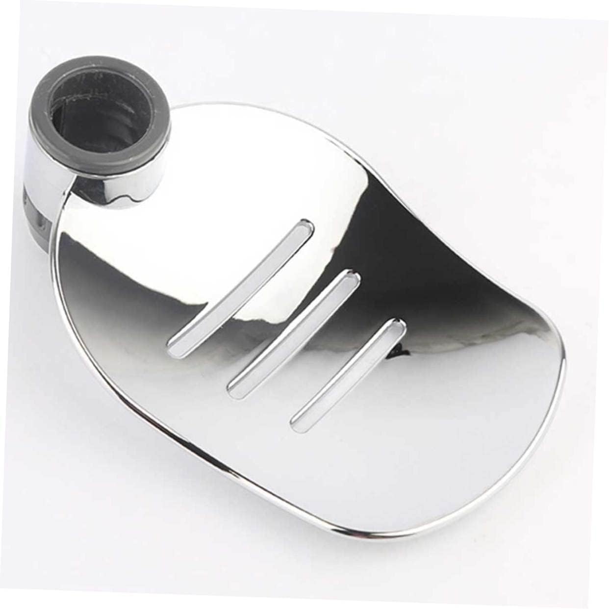 FONDOTIN 2Pcs Silver Soap Holder Practical Bath Storage Rack
