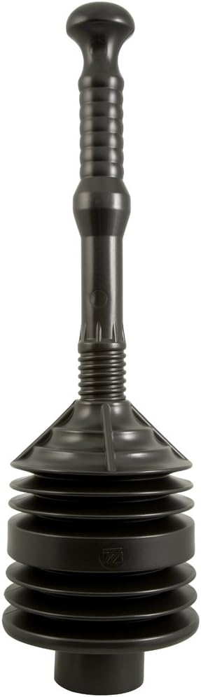PlumbCraft Heavy Duty Toilet Plunger - Black