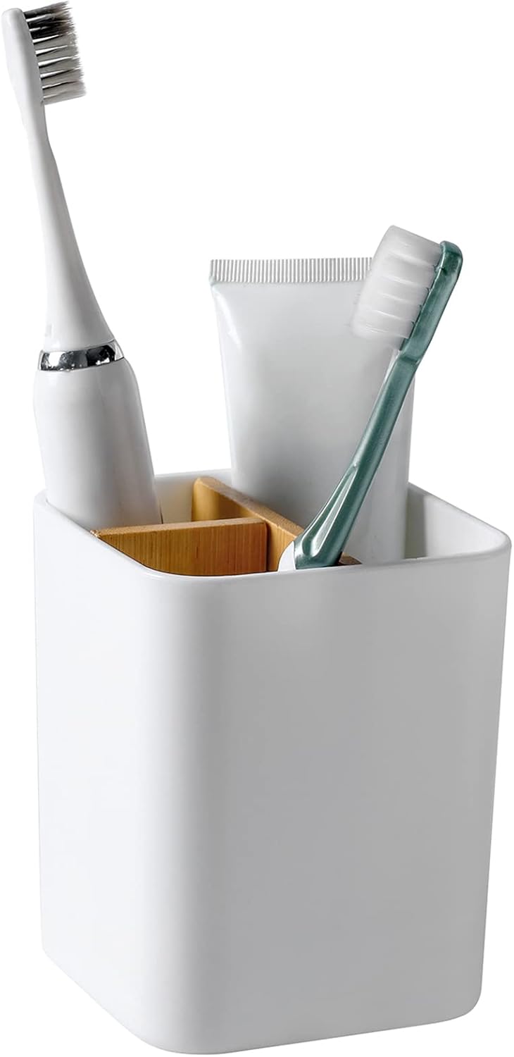Heagoale 3 Slots Toothbrush and Toothpaste Holder
