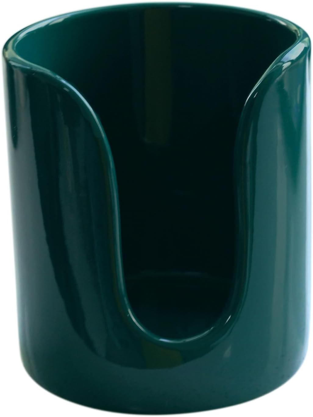 Ceramic Bathroom Cup Dispenser Green