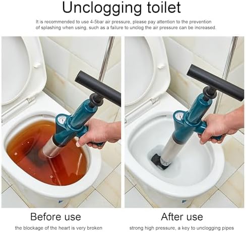 Mumusuki Toilet Plunger with Pressure Indicator 1