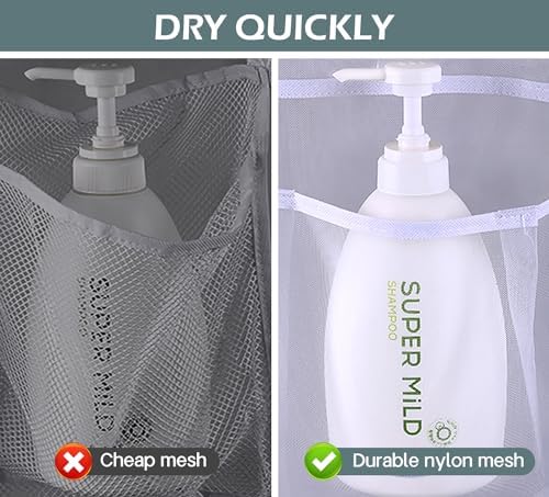 MISSLO 2 Pack Mesh Shower Caddy Organizer 1