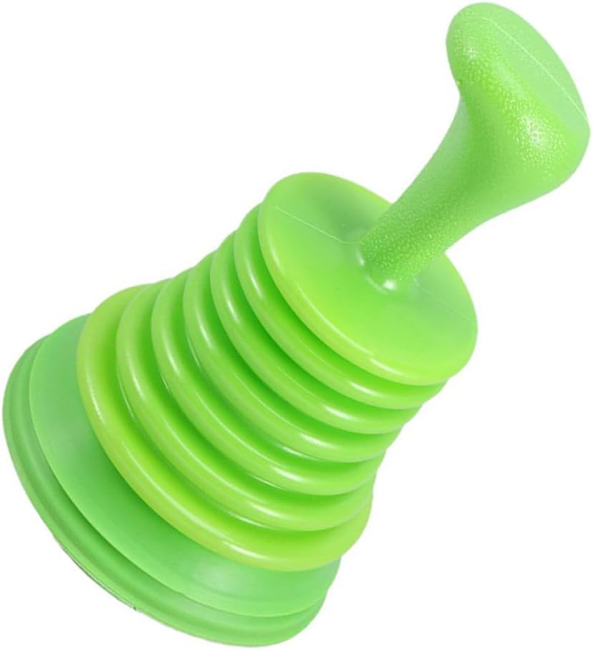 Pastoralist Toilet Plunger Holder with Suction Cup Green 1pc