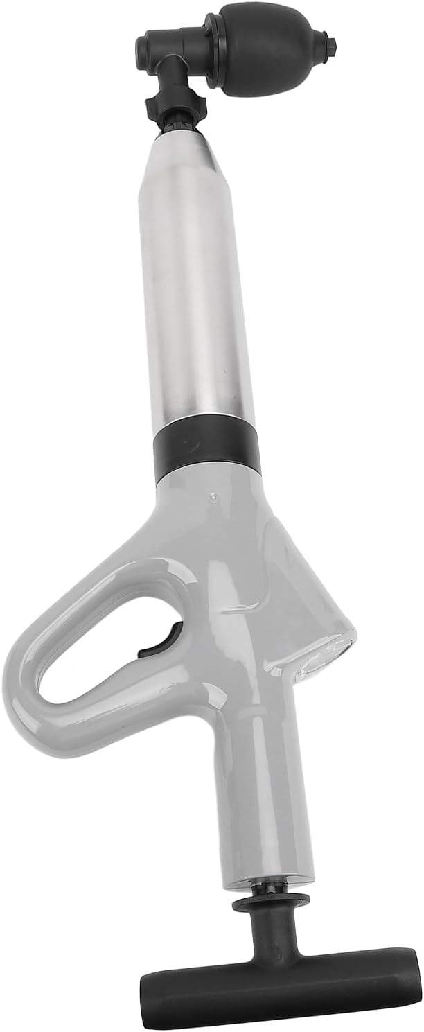 Yunseity Toilet Unblocker with 4 Heads - Gray