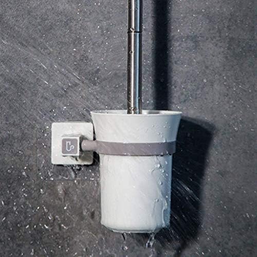 SPOUR Wall-Mounted Toilet Brush Holder with 304 Stainless Steel Handle