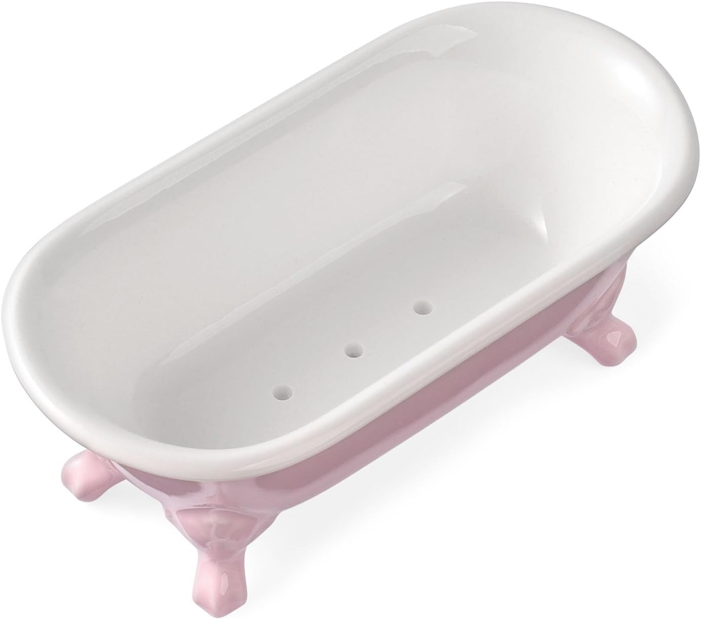 NEWHENGS 65 Ceramic Clawfoot Soap Dish