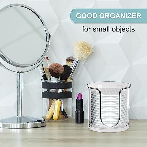 2 Pack Clear Bathroom Cup Dispenser for 3oz Cups