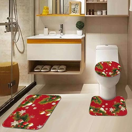 ArtSocket Christmas Tree Bathroom Set with 4 Pcs