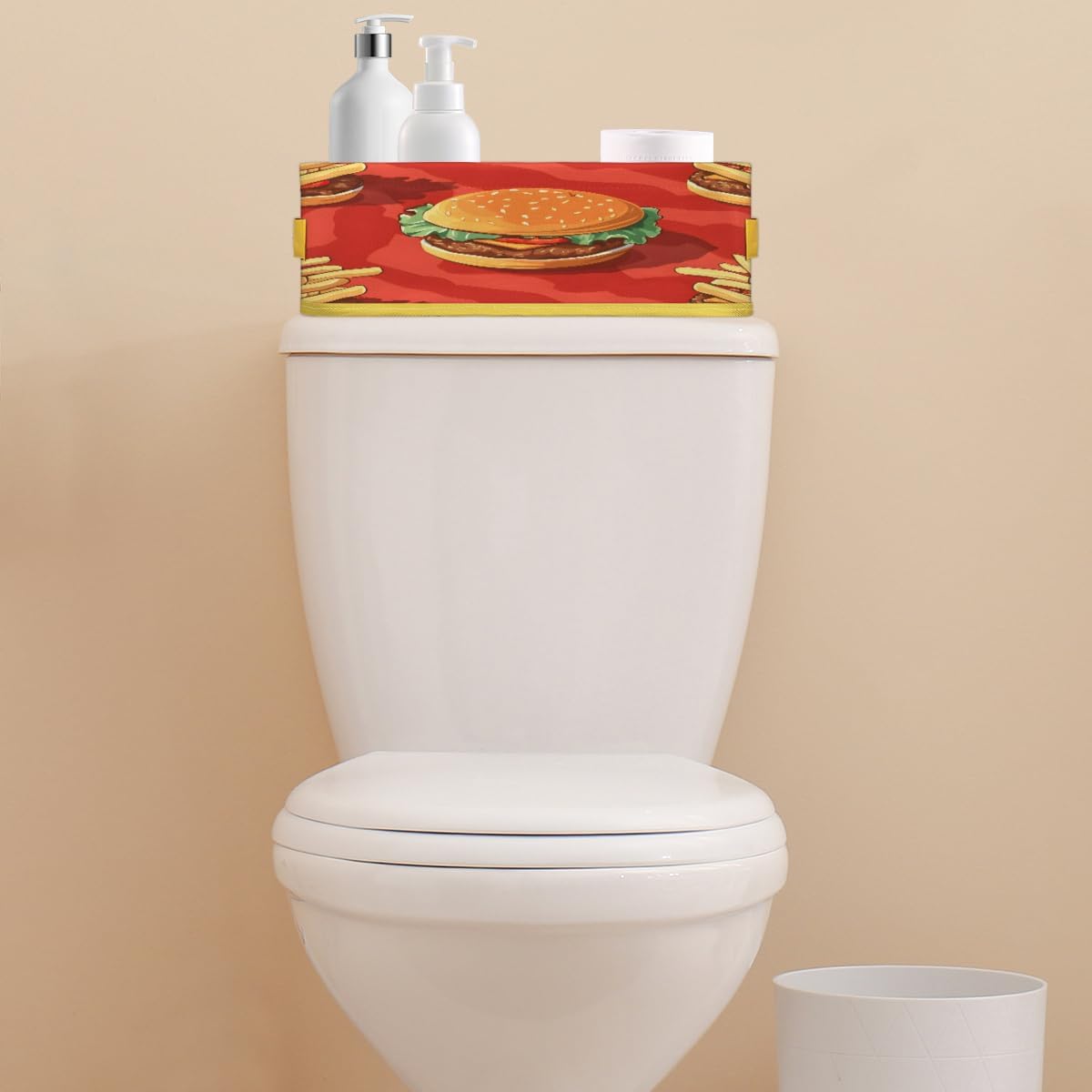Hamburgers Toilet Paper Baskets for Bathroom Organization