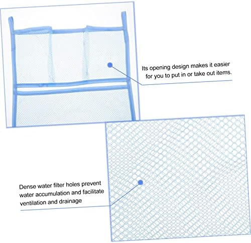 MAGICLULU Hanging Mesh Shower Organizer Bag for Family and Kids