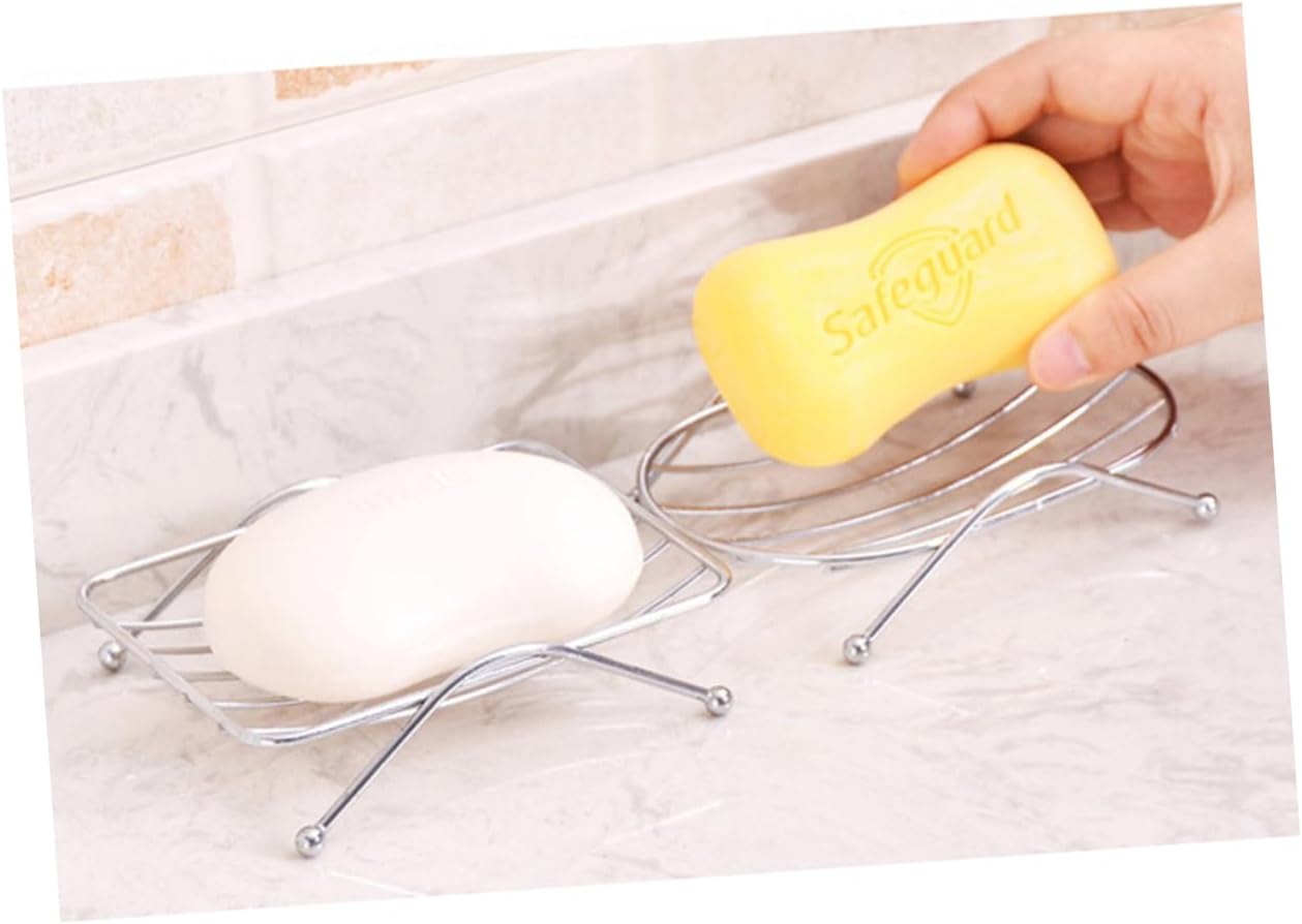 PRETYZOOM Wall Mount Soap Holder Stainless Steel Modern Design
