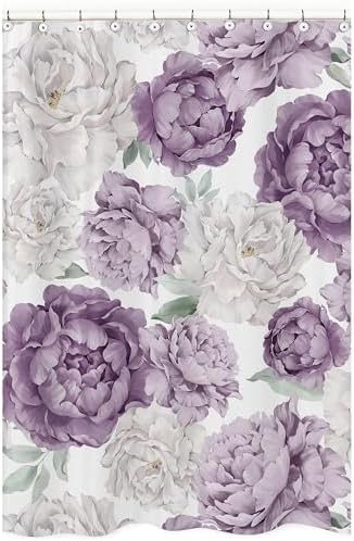 Sweet Jojo Designs Boho Floral Shower Curtain 1