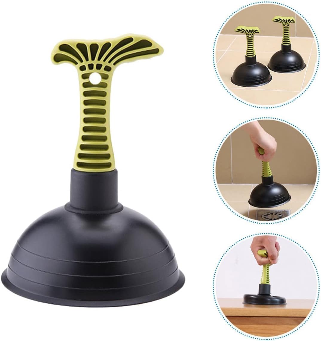 1pc Green Toilet Plunger for Kitchen and Bath Use