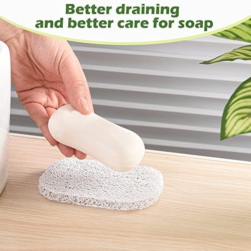 Jerphen 4PCS Soap Lifting Pads for Bath and Kitchen