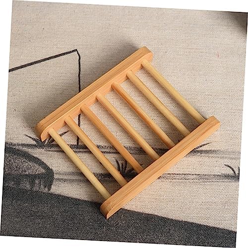 LIFKOME Wooden Soap Dish for Shower Bathroom