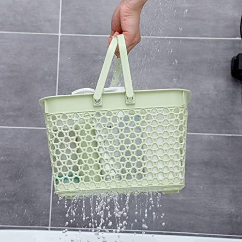 Anyoifax Green Portable Shower Caddy Basket with Handles