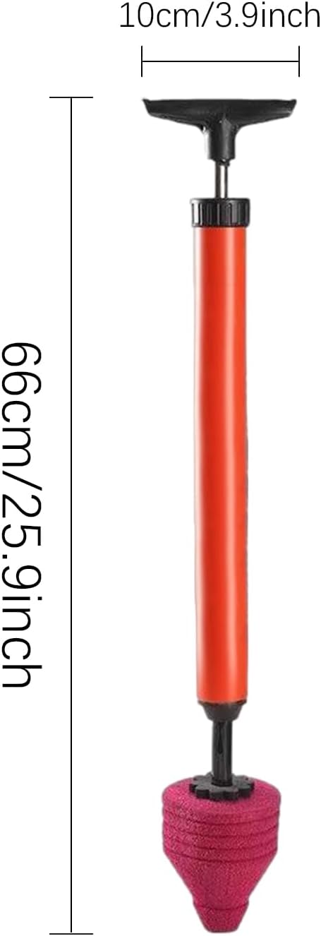 AYKHDS Toilet Plunger Clog Remover with Ergonomic Handle