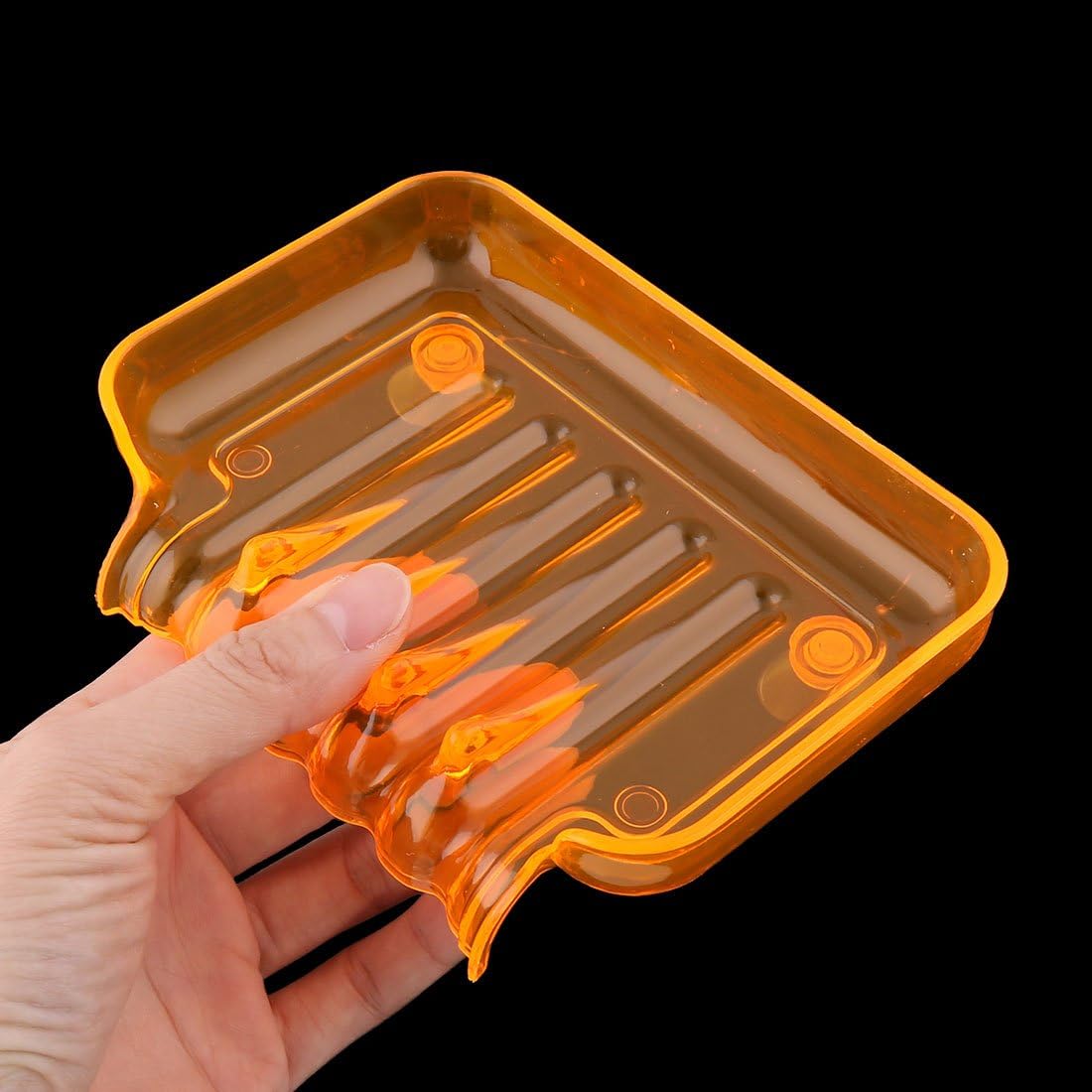 Plastic Cup Holder Storage Box 2pcs Orange