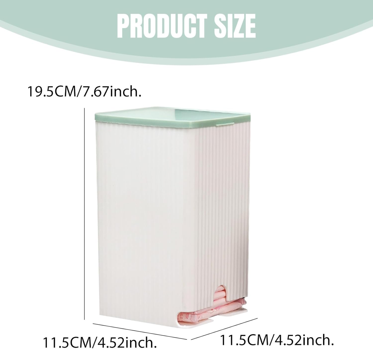 Wall Mounted Storage Box for Sanitary Pads and Toiletries