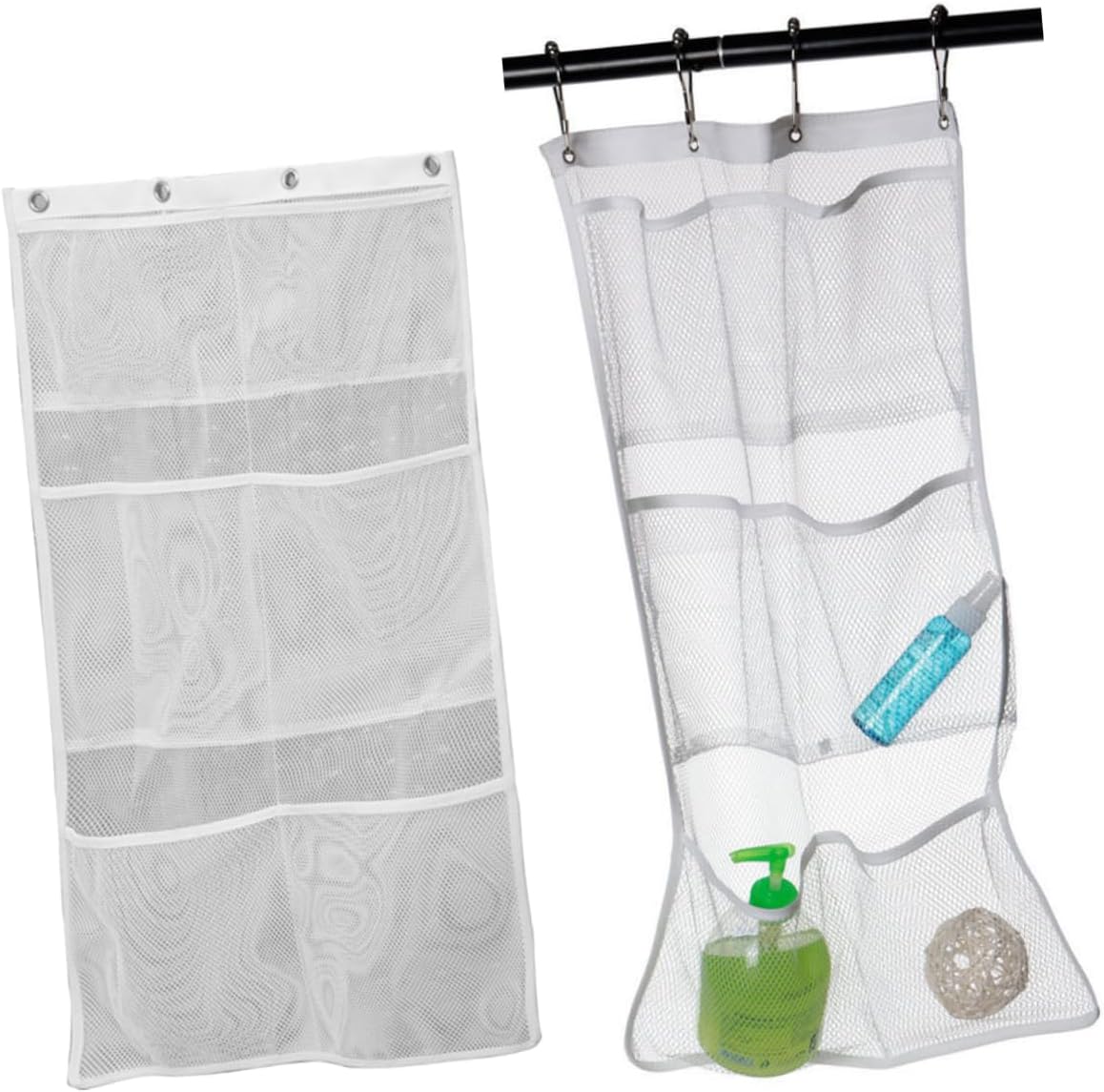 Amosfun Hanging Mesh Organizer Bag for Shower Storage