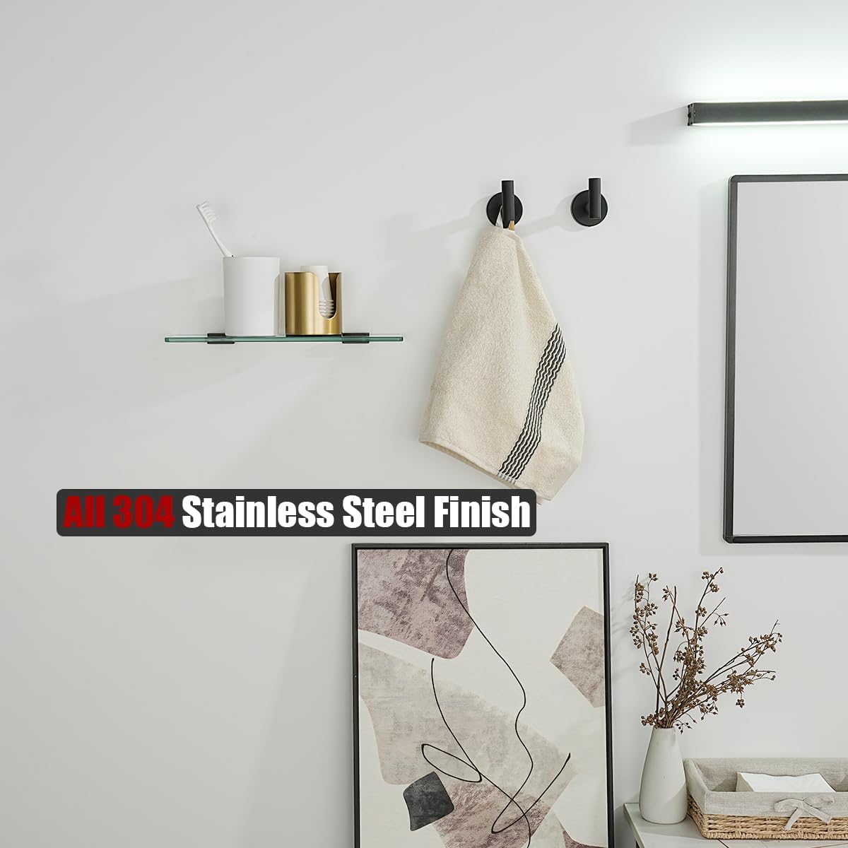 JQK Gold Bathroom Cup Dispenser for 3 oz or 5 oz