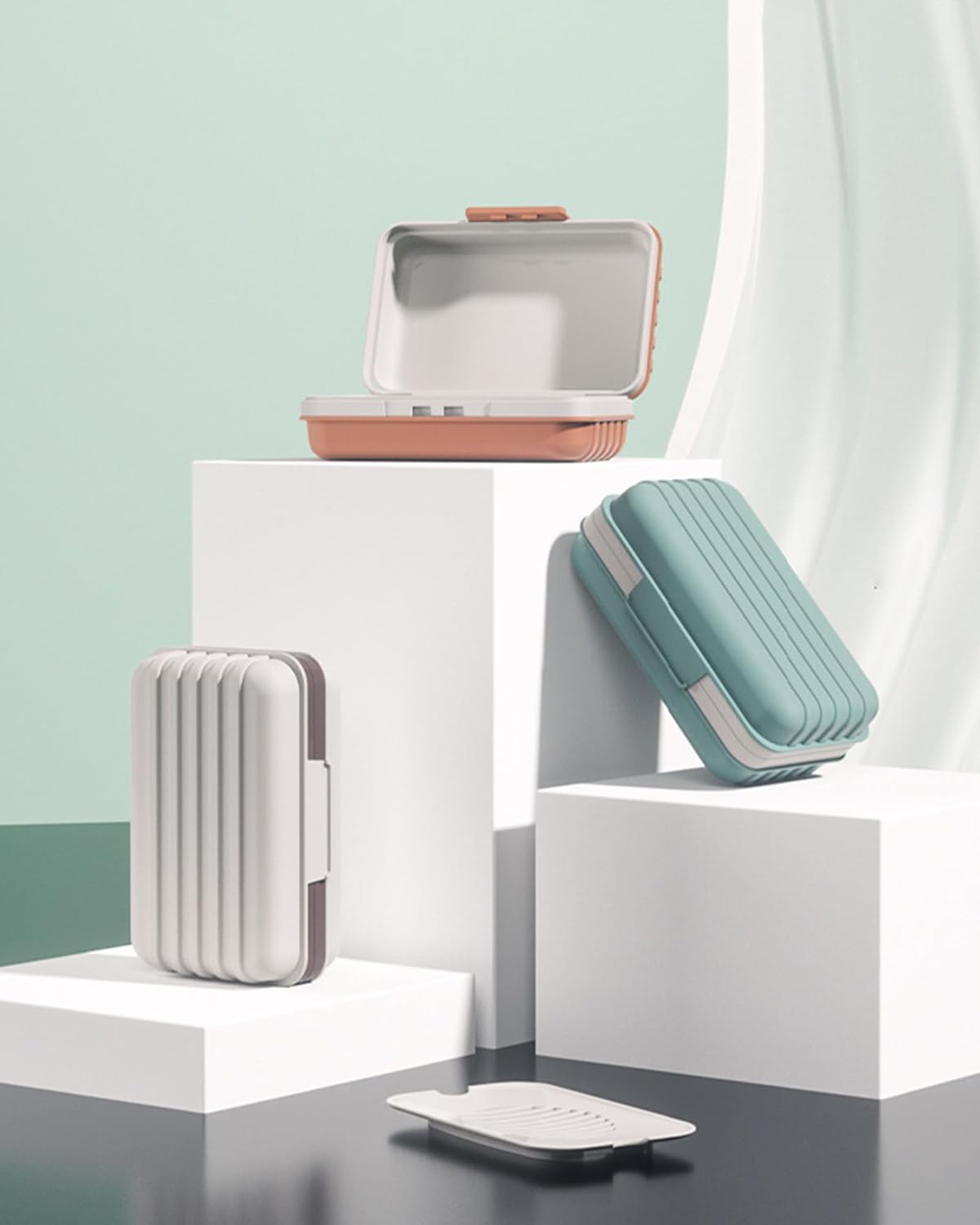 Doter Travel Soap Dish with Lid - Durable Leakproof Portable
