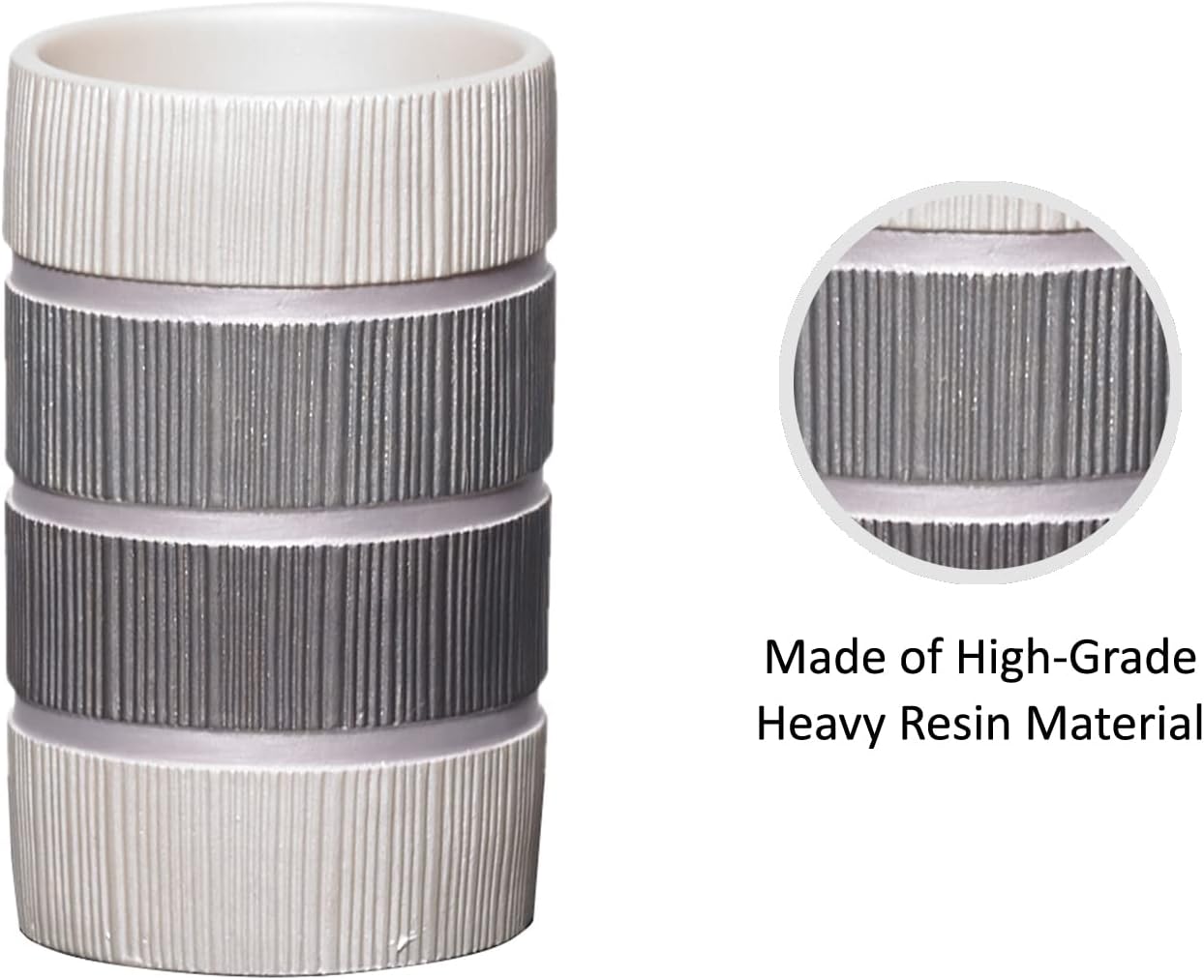 Popular Bath Modern LINE Tumbler Grey