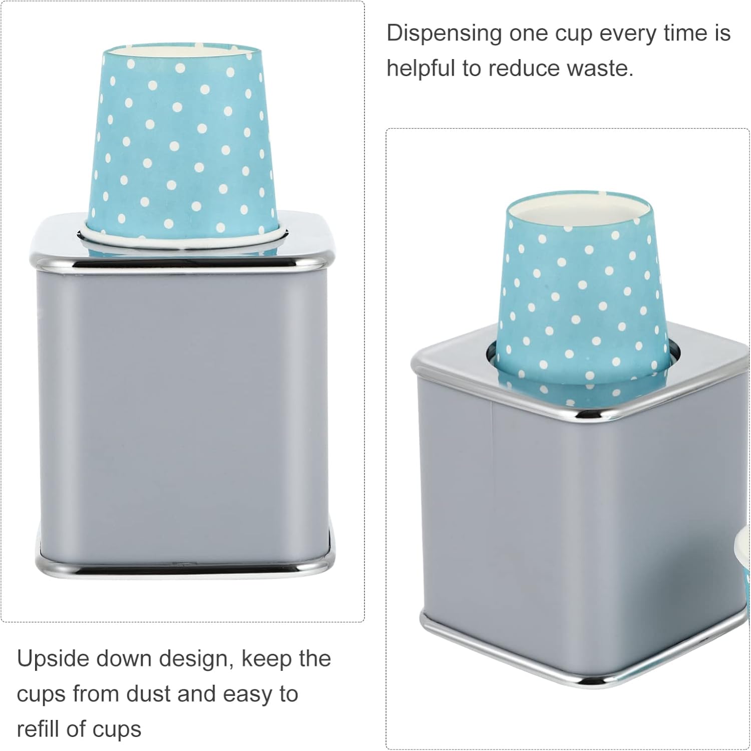 DOITOOL 3 Ounce Paper Cup Dispenser with 10PCS Cups