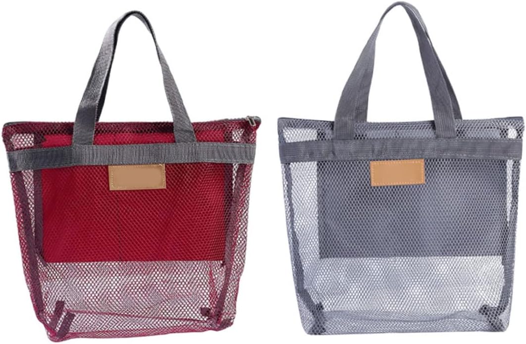 Rouloudun Mesh Shower Caddy Portable Quick Dry Bath Bag