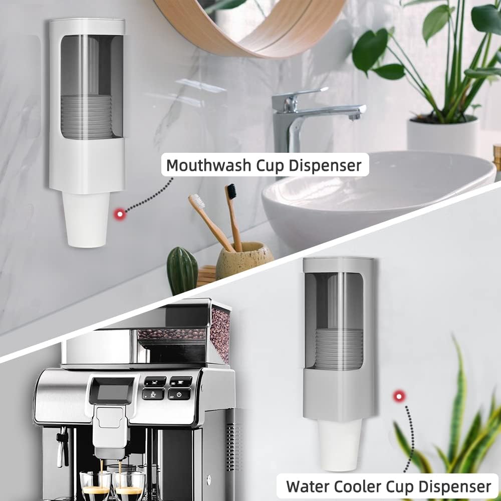 Cup Dispenser with Visible Window for 3oz-5oz Cups